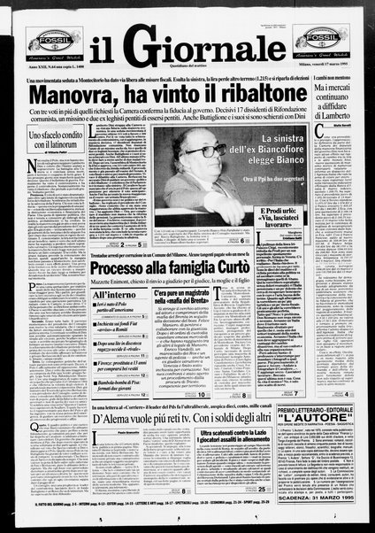 Il giornale : quotidiano del mattino